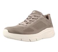 Skechers Zapatillas para Mujer Bob Arch Fit Elev8, Dark Taupe Engineered Knit, 39 EU