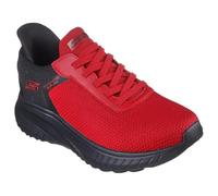 Skechers Zapatillas sin Cordones para Hombre Bobs Squad Chaos - Balanced EdgeSneaker, Red, 45 EU