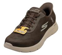 Skechers Zapatillas sin Cordones para Hombre: Go Walk Flex-Smooth Motion, Marrón, 41.5 EU