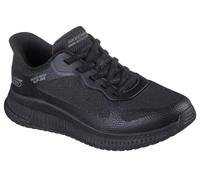 Skechers Zapatillas sin Cordones para Mujer: Bobs Squad 4 - Staple LookSneaker, Malla Negro, 39 EU