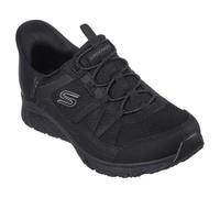 Skechers Zapatillas sin cordones para mujer sin cordones - Step - Excite, Negro = BBK, 37.5 EU