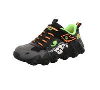 Skechers Zapatillas Skech-o-Saurus Lights de Boy's, Negro Verde Lima, 32 EU