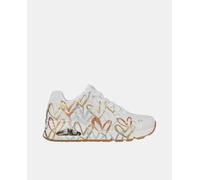 Skechers Zapatillas Skechers x JGoldcrown: Uno - Metallic Love de mujer. Blanco 38