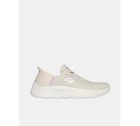 Skechers Zapatillas Slip-ins: GO WALK Flex de mujer tipo running bajas en malla. Beige 41