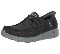 Skechers Zapatillas Slip Ins Go Walk MAX Free Hands para Hombre, Carbón/Negro, 43 EU