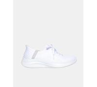 Skechers Zapatillas Slip-ins: Ultra Flex 3.0 de mujer tipo running bajas en knit técnico. Blanco 41