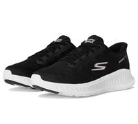 Skechers Zapatillas Slip InsSneaker para Hombre 216375, Tejido sintético Blanco y Negro, 41 EU