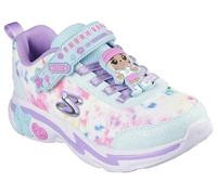 Skechers Zapatillas Snuggle Sneaks Skech Squad para niñas, Verde Menta/Multicolor, 31 EU
