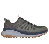 Skechers Zapatillas Switch Back Venture Seeker para Hombre, Tela sintética Gris con Ribete múltiple, 43 EU