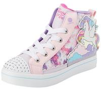 Skechers Zapatillas Twinkle Toes para niña, Multi Ribete sintético Rosa, 34 EU