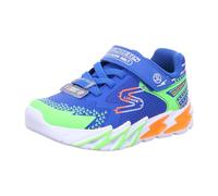 Skechers Zapatillas Unisex para niños, Royal Synthetic Textile Lime Orange and, 1.5 UK Child