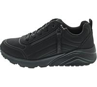 Skechers Zapatillas Unisex Uno Lite Easy Zip, para niños, Negro sintético Ribete Negro, 11 UK Child