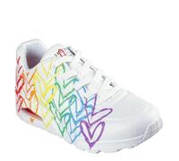 Skechers Zapatillas UNO-Full of Love para Mujer, Blanco, Multicolor., 37 EU