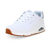 Skechers Zapatillas Uno Gen1 - Shimmer Away Código 310545L-WSL Blanco, blanco y plateado., 36 EU