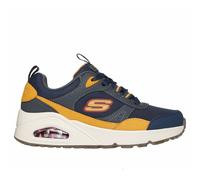 SKECHERS Zapatillas Uno - Retro Groove. Color Azul Marino/Naranja