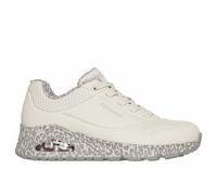 Skechers Tenis para mujer Uno-Safari Time Blanco/Leopardo 38 EU