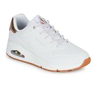 Skechers Zapatillas de deporte Uno Shimmer Away Blanco Durabuck Rose Gold Duraleather 41 EU