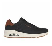 Skechers Uno Suited on AirSneaker para Hombre, Negro Durabuck Chestnut, 41 EU