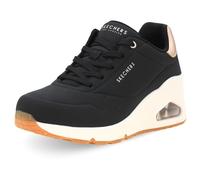 Skechers Zapatillas UNO Wedge Hi Steps 177520BLK, Negro, 37 EU