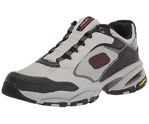 Skechers Zapatillas Vigor 3.0 para Hombre, Gris/Negro, 45.5 EU