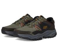 Skechers Zapatillas Vigor at Durango para Hombre, Oliva Multicolor, 41 EU Ancho
