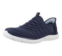 Skechers Hands Free Slip-ins Virtue-Glow, Zapatillas Mujer, Navy Mesh, 36.5 EU