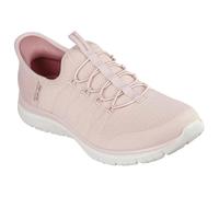 Skechers Zapatillas Virtue Glow sin Cordones para Mujer, Malla Rosa, 5.5 UK