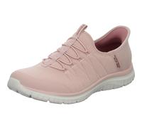 Skechers Zapatillas Virtue Glow sin Cordones para Mujer, Malla Rosa, 9 UK