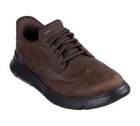 Skechers - Zapato Casual de cordón elástico,Blucher de Piel,Suela de Goma,Modelo de Zapato inglés para: Hombre Color: COC Talla:40