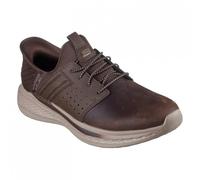 Zapatillas skechers slip-ins slade - zachary marrón leather hombr 45
