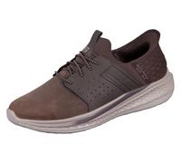 Skechers - Zapato Casual de Cordones elásticos,Blucher de Piel y Tela,Suela de Goma,Color Liso para: Hombre Color: COC Talla:42