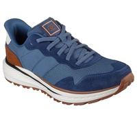 Skechers Zapatos Casuales para Hombre 211069-gry, Malla de Cuero Azul, 40 EU