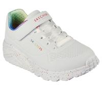 Skechers Zapatos Con Rasgar Uno Litigio Arco Iris Manchas,Niña Wmlt (Blancas /