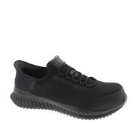 Skechers Men's Hands Free Slip-Ins Tilido Fletchit Comp Toe Construction Shoe, Black, 9.5 Wide