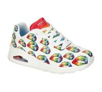 Skechers Zapatos de mujer - Zapatos bajos - Zapatillas UNO - Prism Kisses, Blanco, 36 EU