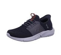 Skechers Zapatos deportivos para hombre, ajuste relajado: Ingramm Brackett Runners Negro Gris 9 (43), negro/gris, 42 EU