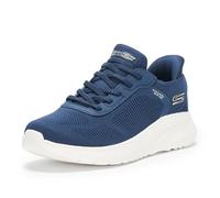 Skechers Zapatos Deportivos sin Cordones Bobs Squad Chaos-Current Muse para Mujer, Marino, 36 EU