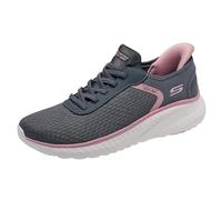 Skechers Zapatos Deportivos sin Cordones Bobs Squad Chaos-Stroke of Luck para Mujer, Gris, 35.5 EU