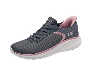 Skechers Zapatos Deportivos sin Cordones Bobs Squad Chaos-Stroke of Luck para Mujer, Gris, 36 EU