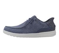Skechers- Zapatos Elegantes con Cordones para Hombres- Shoes- Hombre- Azul- 40 EU- Zapatos Elegantes con Cordones para Hombres