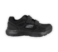 Skechers Flex Advantage Fortner - Zapatillas con correa para hombre, Negro , 42.5 EU