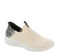Skechers Zapatos manos libres para mujer, Ultra Flex 3.0 Natural Step, Leopardo, 37.5 EU