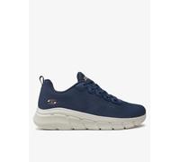 Skechers Zapatos Mujer Bobs B Flex-Visionary Essence,Memory Foam Marino (Azul