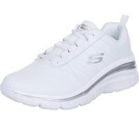 Skechers Zapatos Mujer Fashion Fit Effortless, Memory Foam - /WSL (Blanco/Plata)