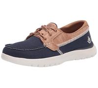 Skechers Zapatos náuticos para Mujer, Azul Marino, 6 US, Navy, 36 EU
