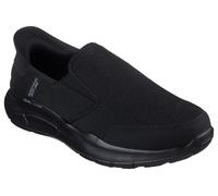 Skechers Tenis sin cordones para hombre Equalizer 5.0 Drayze – Malla negra Duraleather, 48.5 EU