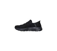 Skechers Zapatos sin Cordones para Hombre: Go Walk Flex - Movimiento Suave, Negro/Negro, 10.5