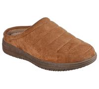 Skechers Zuecos Garvanza de ajuste relajado para hombre: Murette, Microfibra marrón, 47.5 EU