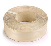 Skelang Chapa de Madera, Chapa de Madera, Banda de Borde Fusible de Melamina, para Estante, Gabinete, Marco de Puerta, 50mm×15m, Abedul