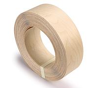 Skelang Chapa de Madera, Chapa de Madera, Banda de Borde Fusible de Melamina para Estante, Gabinete, Marco de Puerta, 50mm×15m, Arce